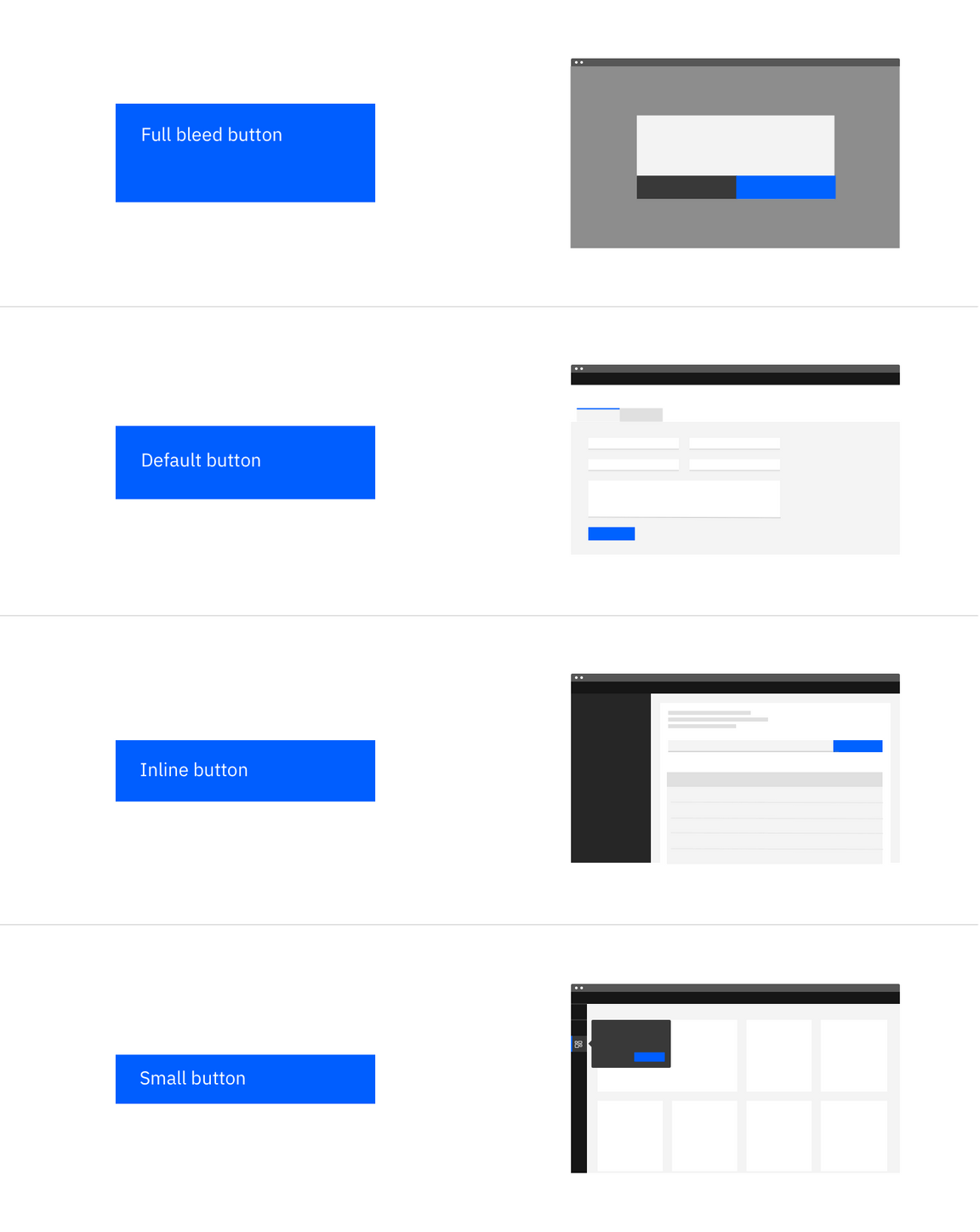 Examples of Carbon button heights